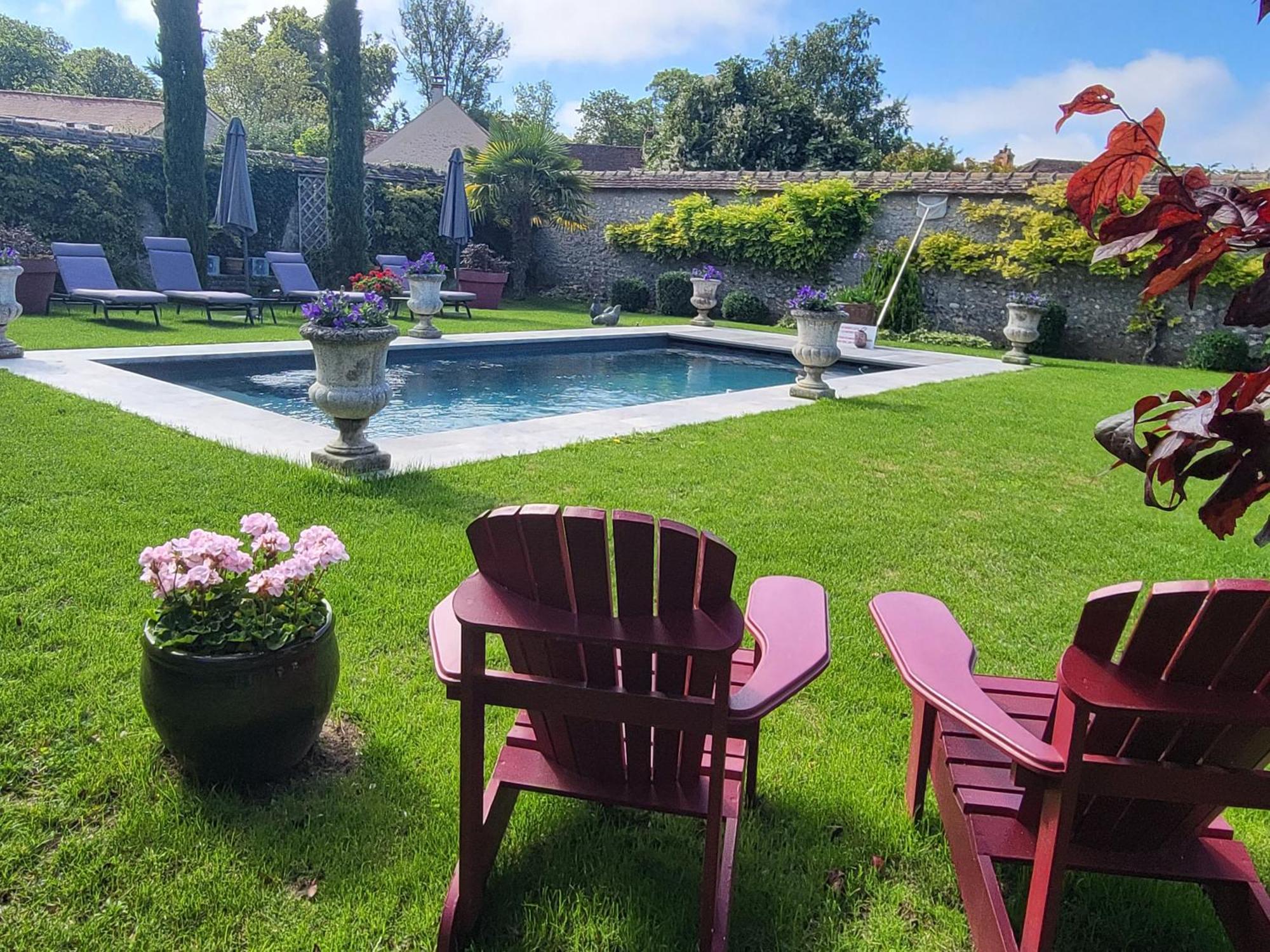 Bed and Breakfast Les Glycines Ury Esterno foto